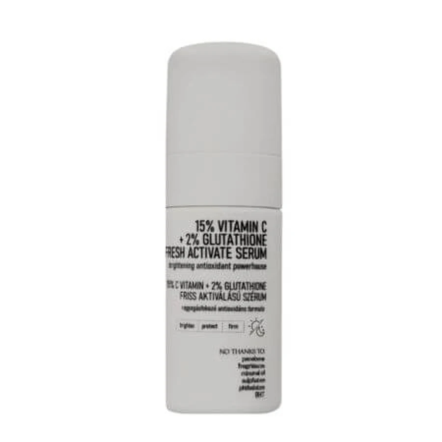 Fresh Activate Serum met 15% vitamine C + 2% glutathion, 30 ml, Nerds