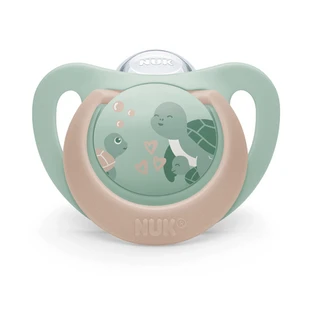 First Choice Silicone Pacifier, Turtle, 18–36 months, 1 piece, Nuk