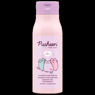 Sampon si gel de dus 2in1 Pusheen, Tropical, 400 ml, Aura