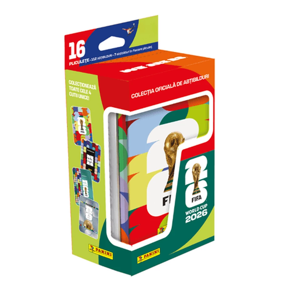 Collectible metal box with 112 official stickers, 2026 FIFA World Cup, Panini
