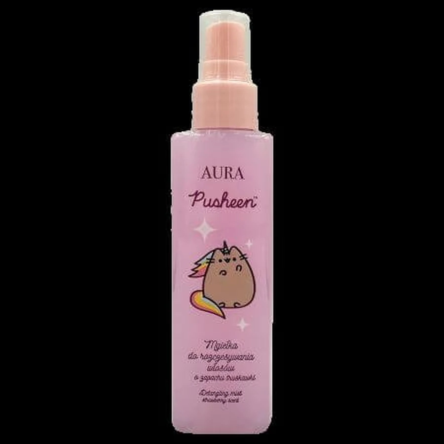 Spray desenredante para el pelo Pusheen Strawberry, 100 ml, Aura