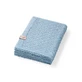Gestrickte Bambusdecke, 75 x 100 cm, blau, Babyono