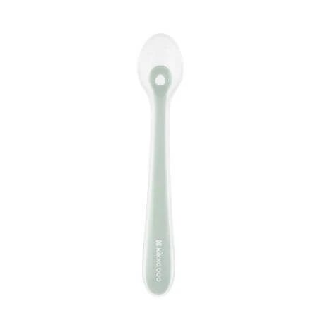 Silicone Spoon, Sage Green, 4 months+, 1 piece, Kikka Boo