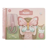 Book with cut-out masks, stickers, and scissors included—Rosa, ages 3+, Little Dutch