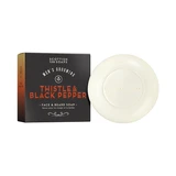 Thistle & Pepper Solid Face and Beard Soap, 100 g, Scottish Fine Soaps