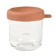 Luchtdichte glazen pot, terracotta, 250 ml, Beaba