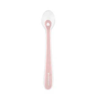 Cuchara de silicona, color rosa, a partir de 4 meses, 1 unidad, Kikka Boo