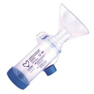 Antistatic Aerosol Inhalation Chamber with 3 Silicone Masks, Easycare