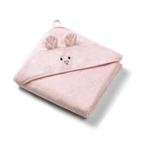 Bamboe badhanddoek met capuchon, 100 x 100 cm, roze, vanaf 0 maanden, Babyono