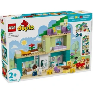 Modern 3-in-1 Family House with Minifigures, Ages 2+, 10470, Lego Duplo