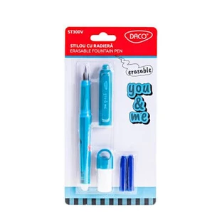 „You & Me“-Stift mit Radiergummi, grün, Daco