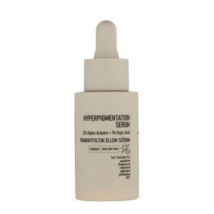 Sérum anti-hyperpigmentation à 2 % d'alpha-arbutine + 1 % d'acide kojique, 30 ml, Nerds