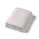 Gestrickte Babydecke aus Baumwolle, 75 x 100 cm, grau, ab 0 Monaten, Babyono