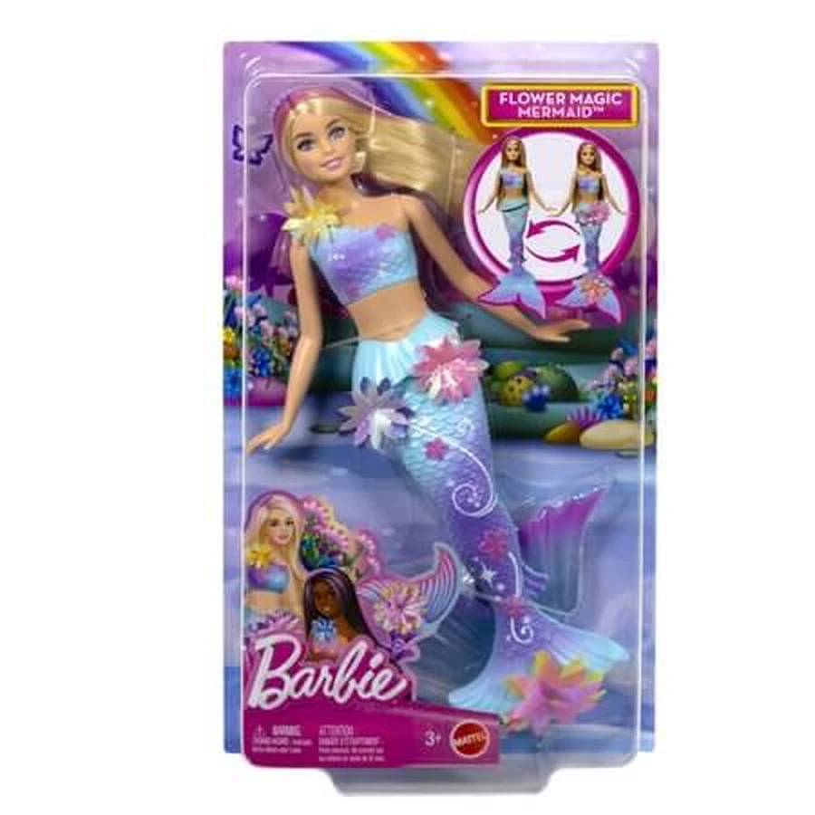 Barbie-Puppe, „Magic Flower Mermaid“, ab 3 Jahren, Mattel