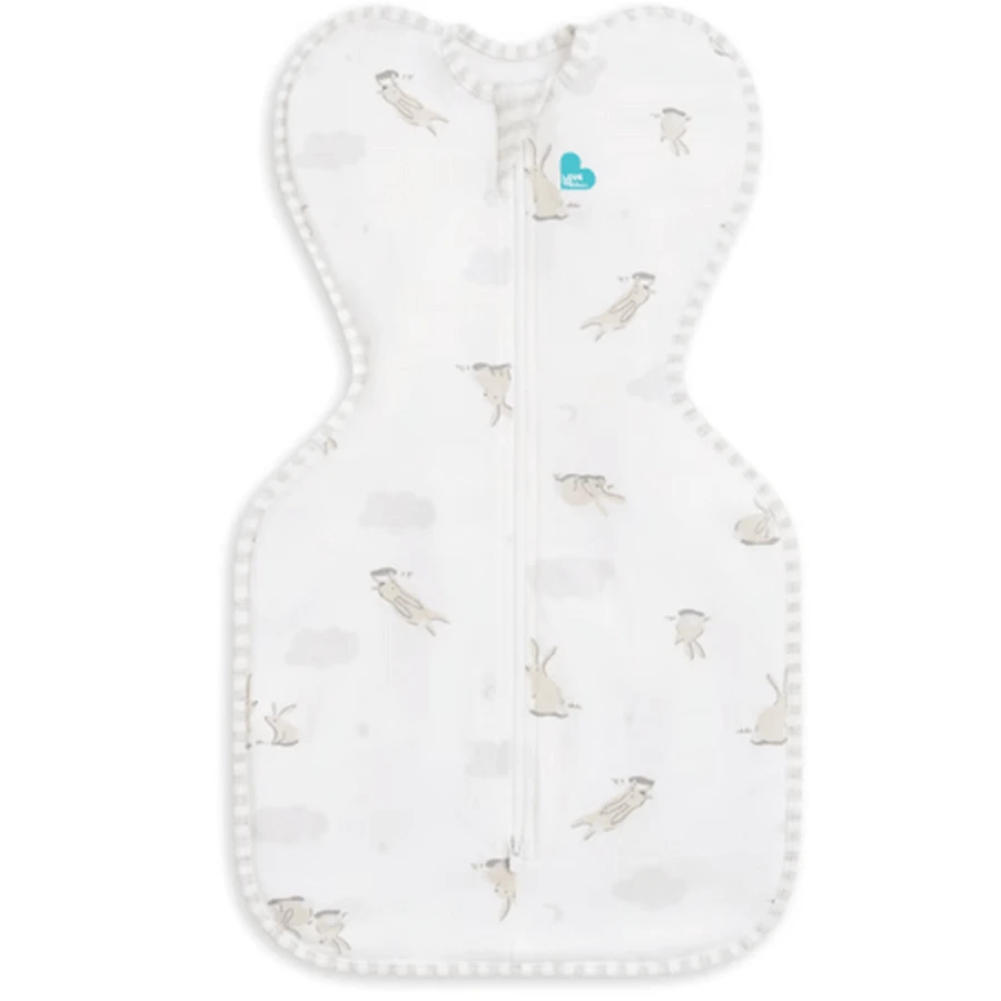 Swaddle Up Baby Swaddle Sleeping Bag, Size M, 1 TOG, Cream, Bunnies, 1 piece, Love to Dream