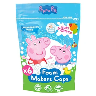 Peppa Pig Bath Fizz Capsules, 6 x 16 g, EDG
