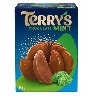 Chocolat au lait à la menthe, 145 g, Terry’s