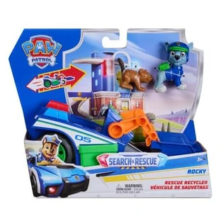 Rocky-figuur en set met recyclingvoertuig voor zoek- en reddingsacties, vanaf 3 jaar, Paw Patrol