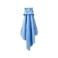 Badetuch mit Kapuze, 100 x 100 cm, „Blue Skies Blue“, Twindeco