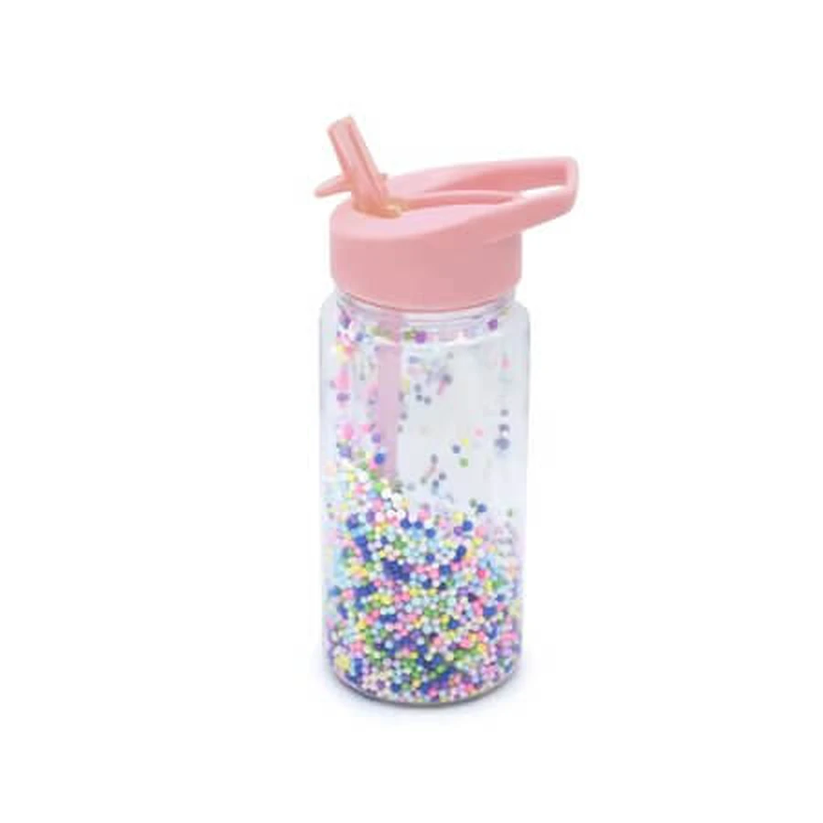 Gourde à double paroi avec billes de mousse, rose, 300 ml, Melii