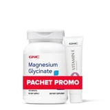 Magnesiumglycinaat 200 mg + vitamine E-zalf, 120 capsules + 50 g, GNC
