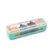 Snackdoos met 4 vakken, blauw, 110 ml, Melii