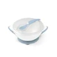 Bol avec ventouse et cuillère, bleu, à partir de 6 mois, Babyono