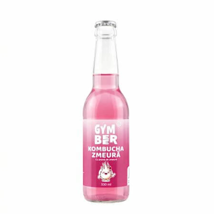 Kombucha met frambozensmaak, 330 ml, Rayam