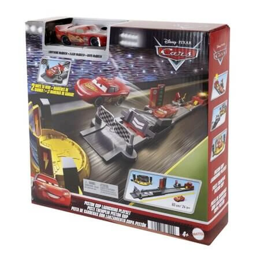 Lightning McQueen Race Track and Car Set, Ages 4+, Disney