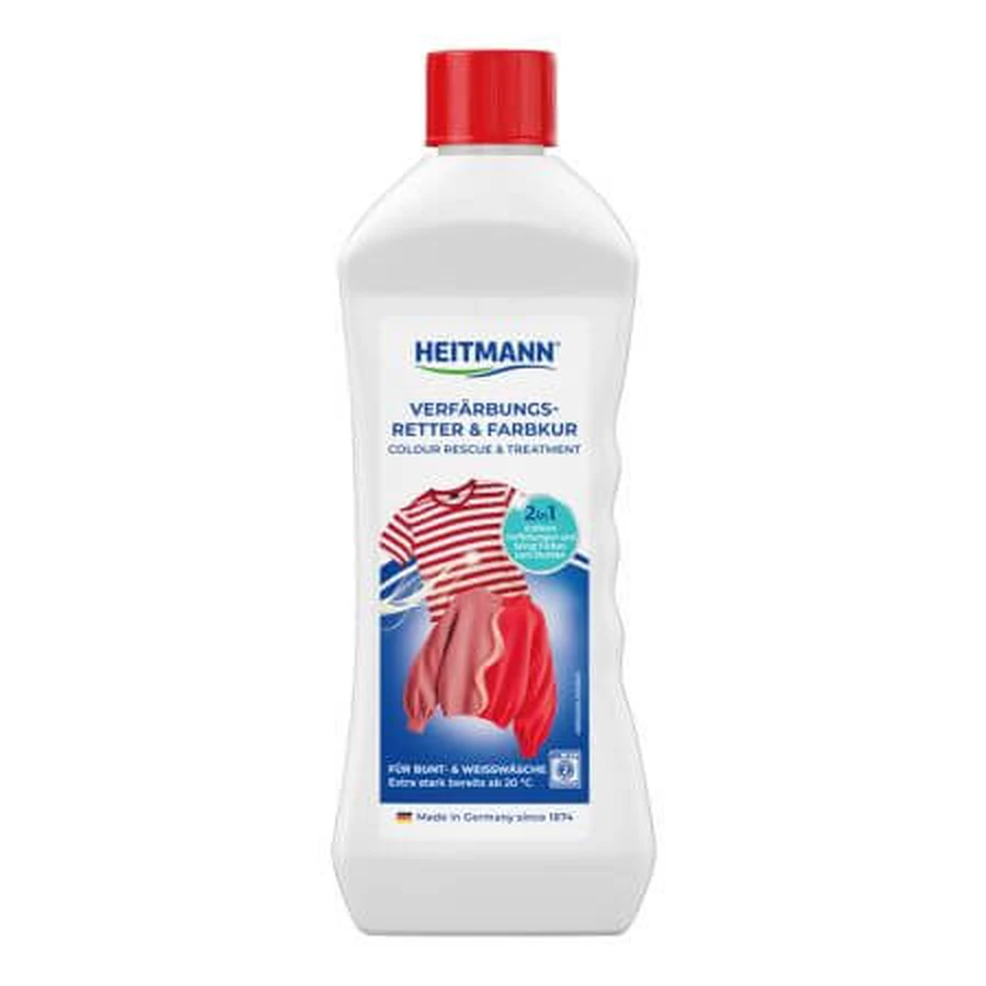 Oplossing voor onbedoeld verbleekte was, kleurherstel en -behandeling, 250 ml, Heitmann