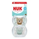 Set de chupetes Perfect Match Air, Oso/Rana, 0-6 meses, paquete de 2, Nuk
