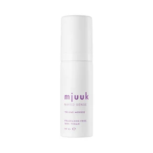 Mousse capillaire mini sans parfum Naked Sense pour plus de volume, 50 ml, Mjuuk