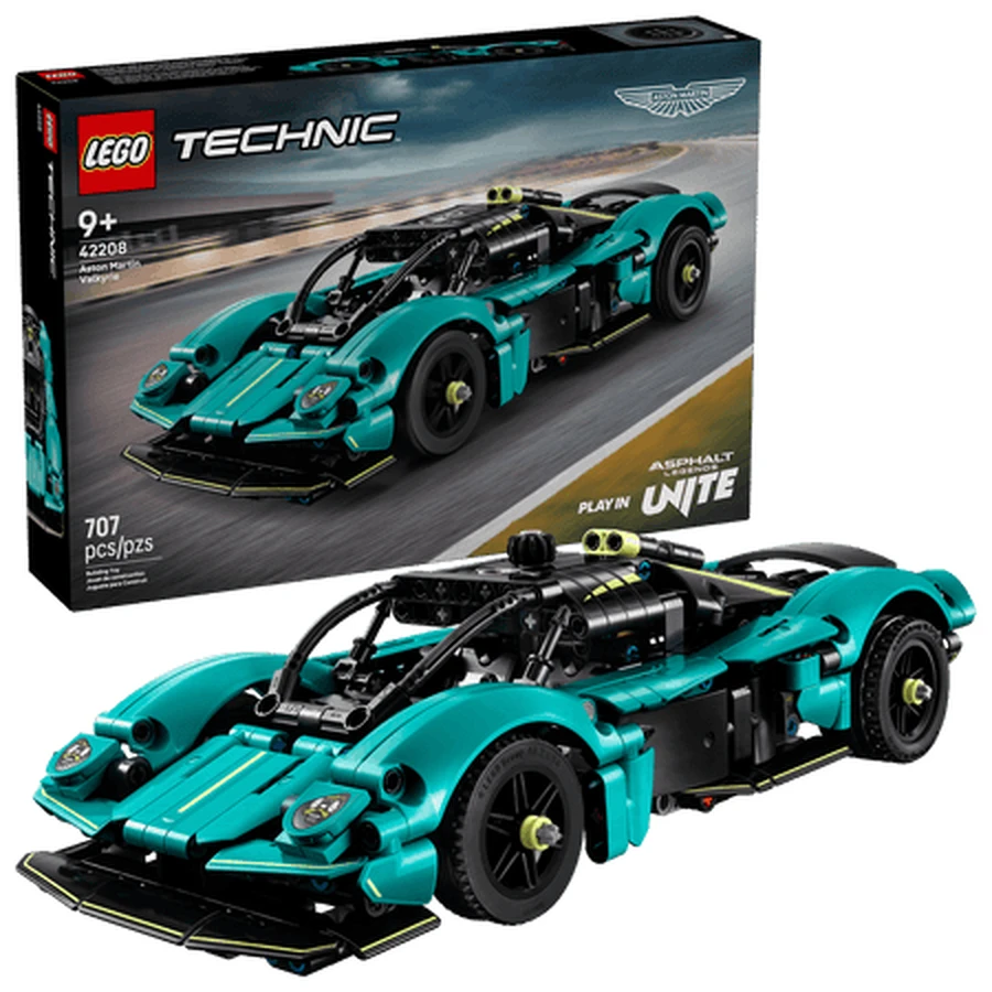 Aston Martin Valkyrie Technic, a partir de 9 años, 42208, 707 piezas, Lego