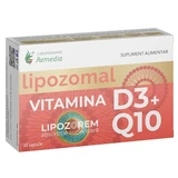 Vitamin D3 + Q10 liposomal, 30 Kapseln, Remedia