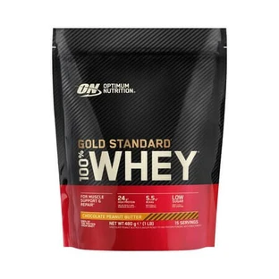 Gold Standard 100% Whey-eiwitpoeder, pindakaas en chocolade, 480 g, Optimum Nutrition
