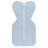 Sac de dormit pentru infasat bebelusi Swaddle Up, Marimea M, 1 TOG, Blue, 1 bucata, Love to Dream