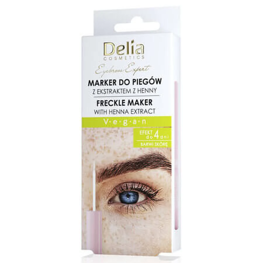 Henna-Stift zum Zeichnen von Sommersprossen, 4 ml, Delia