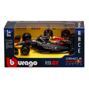 Red Bull F1 Model Car, 1:43 Scale, Max Verstappen, Ages 3+, Bburago