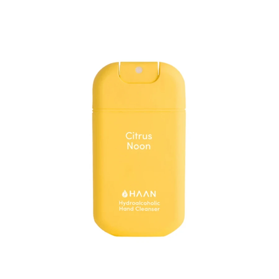 Gel hydroalcoolique désinfectant pour les mains, Citrus Noon, 30 ml, Haan
