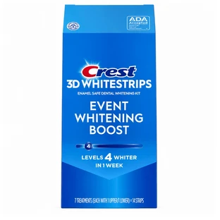 3D White Event Whitening Teeth Whitening Strips, 49 g, Crest