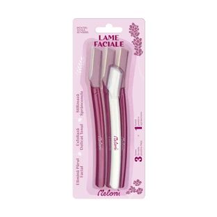 Facial trimmer blade set for face, eyebrows and moustache, 4 pieces, Meloni Care