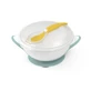Bowl with Suction Cup and Spoon, Dark Green, 6 months+, Babyono