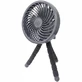 Ventilateur portable avec grille de sécurité et pieds flexibles, gris, Dreambaby