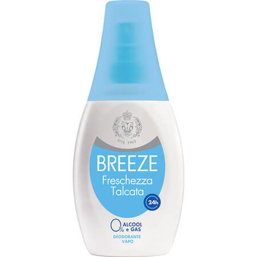 Fresh Talc Natural Gas-Free Deodorant Spray, 75 ml, Breeze