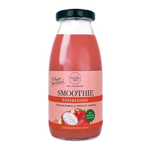 Smoothie mit Erdbeeren, roten Johannisbeeren und Drachenfrucht, 250 ml, Foods by Ann