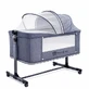 Cuna compartida 4 en 1 «Dreamy», gris, de 0 a 12 meses, AppeKids