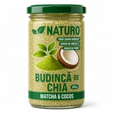 Matcha-chia-pudding, 230 g, Naturo