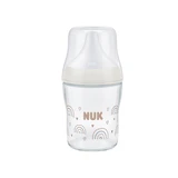 Perfect Match Temperature-Controlled Glass Bottle, 120 ml, Flow S, Rainbow, Nuk