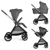 Bellagio 3-in-1-Kinderwagen, Schwarz Satin, ab 0 Monaten, Chicco
