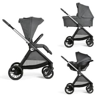 Cochecito 3 en 1 Bellagio, satén negro, a partir de 0 meses, Chicco